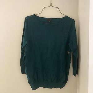 Ann Taylor Factory 3/4 sleeve sweater, textured dots, M, NWT